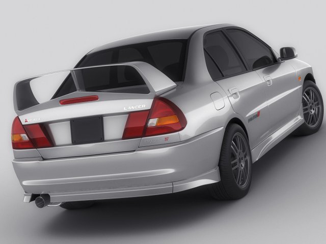 Mitsubishi Lancer Evo Iv 3D Модель In Седан 3DExport