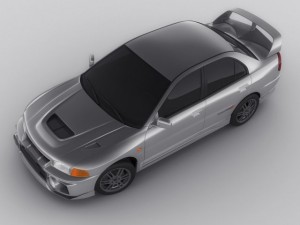 mitsubishi lancer evo iv 3D Модель