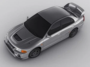 mitsubishi lancer evo iv 3D Model
