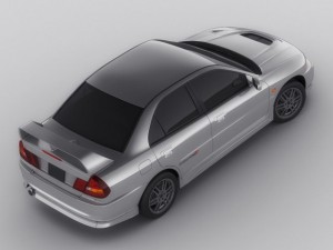mitsubishi lancer evo iv 3D Модель