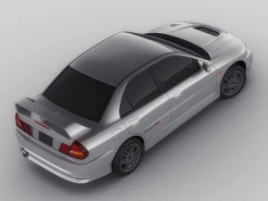 mitsubishi lancer evo iv 3D Model