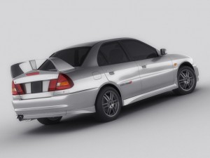 mitsubishi lancer evo iv 3D Модель