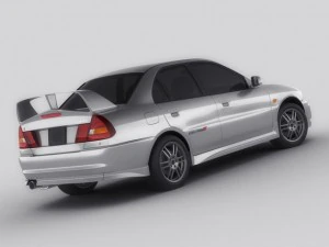 mitsubishi lancer evo iv 3D Model