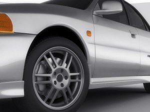 mitsubishi lancer evo iv 3D Модель