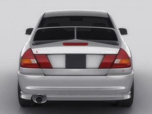 mitsubishi lancer evo iv 3D Model
