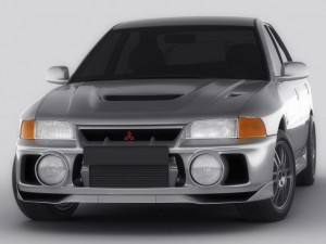 mitsubishi lancer evo iv 3D Модель