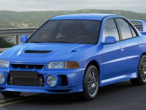 mitsubishi lancer evo iv 3D Model