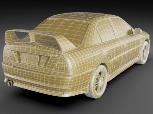 mitsubishi lancer evo iv 3D Модель
