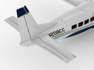 cessna 208 caravan 3D Model