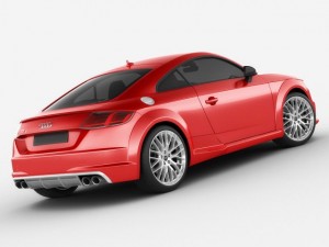 audi tts 2015 3D Model