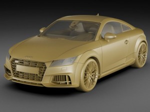 audi tts 2015 3D Model