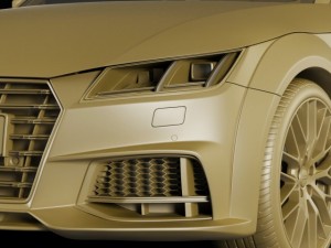 audi tts 2015 3D Model