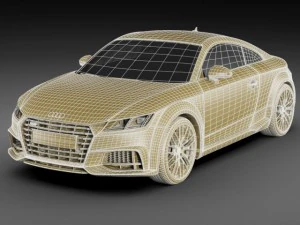 audi tts 2015 3D Model