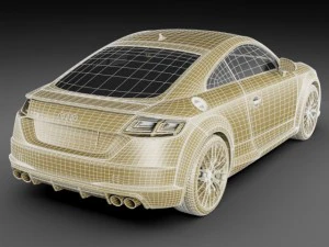 audi tts 2015 3D Model