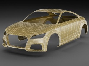 audi tts 2015 3D Model