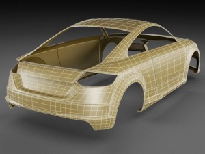 audi tts 2015 3D Model