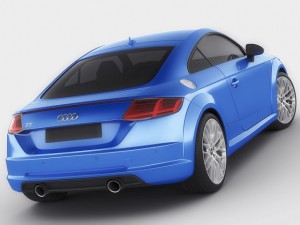 audi tt 2015 3Dモデル