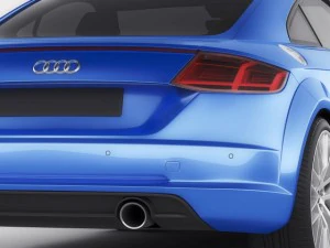 audi tt 2015 3D Model