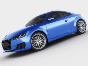 audi tt 2015 3Dモデル