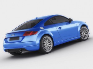 audi tt 2015 3Dモデル