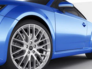 audi tt 2015 3D Model