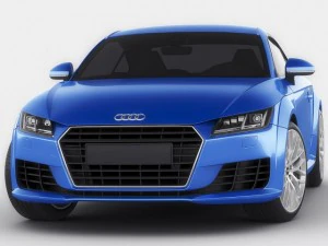 audi tt 2015 3D Model