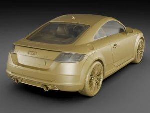 audi tt 2015 3D Model