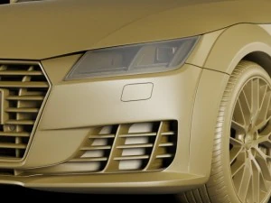audi tt 2015 3D Model