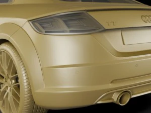 audi tt 2015 3D Model
