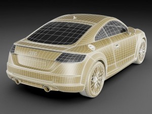 audi tt 2015 3Dモデル