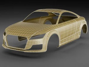 audi tt 2015 3D Model