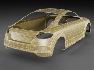 audi tt 2015 3D Model