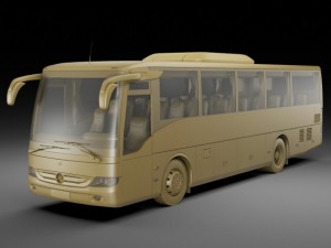mercedes tourismo k 3D Model