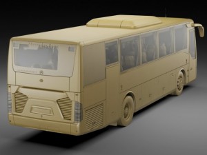 mercedes tourismo k 3D Model