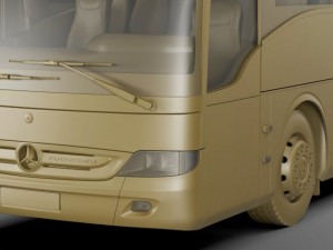 mercedes tourismo k 3D Model