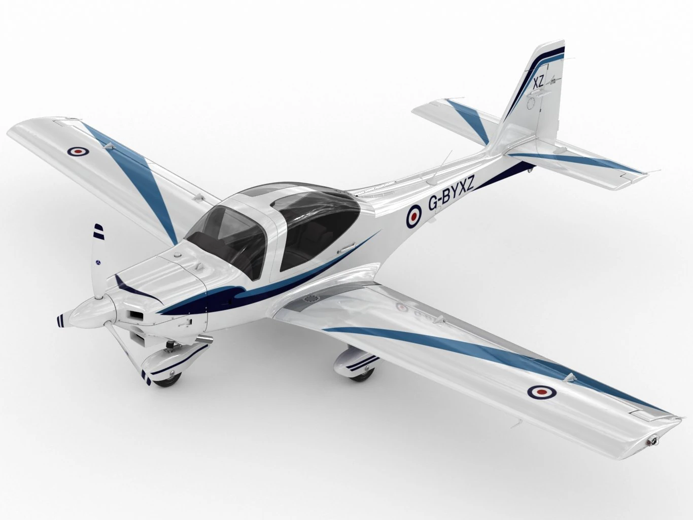 grob g115 e tutor 3D Model .c4d .max .obj .3ds .fbx .stl .blend 