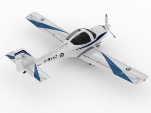 grob g115 e tutor 3D मॉडल