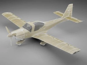 grob g115 e tutor 3D Model