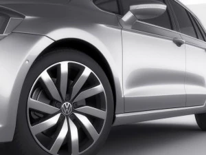 vw golf sportsvan 2014 3D Model