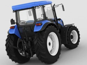 new holland td5 tractor 3D Model