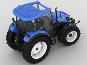 new holland td5 tractor 3D Model