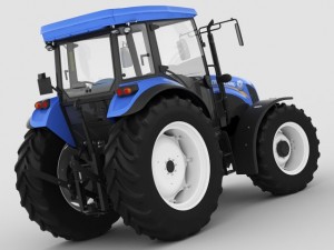 new holland td5 tractor 3D Model