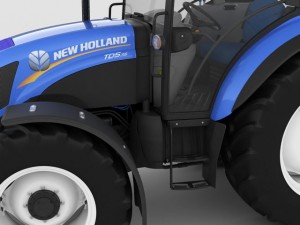 new holland td5 tractor 3D Model
