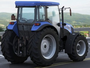 new holland td5 tractor 3D Model