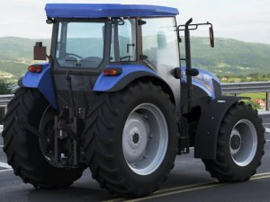 new holland td5 tractor 3D Model