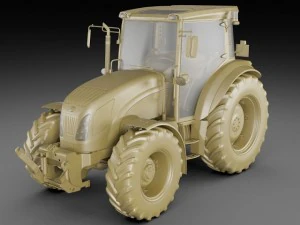 new holland td5 tractor 3D Model