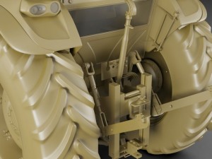 new holland td5 tractor 3D Model