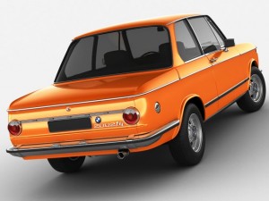 b m w 2002 Modello 3D