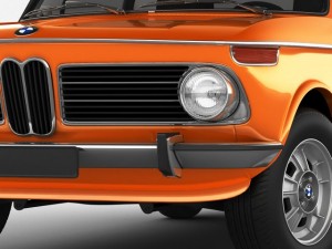 b m w 2002 Modello 3D