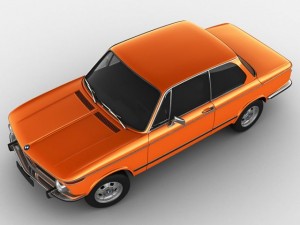 b m w 2002 Modello 3D